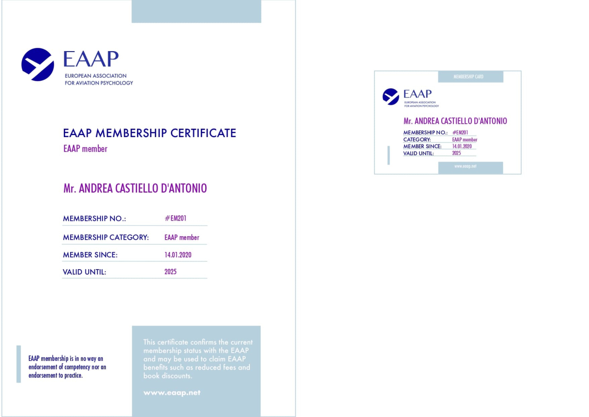 eaap member certificate