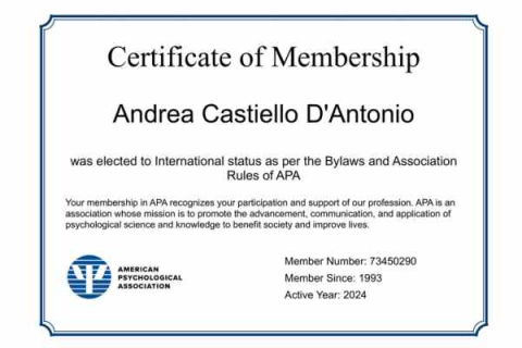 APA – AMERICAN PSYCHOLOGICAL ASSOCIATION
